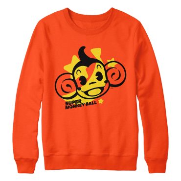 Super Monkey Ball Character Orange Crewneck