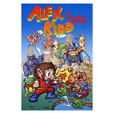 Alex Kidd in Miracle World 10" x 15'' Poster