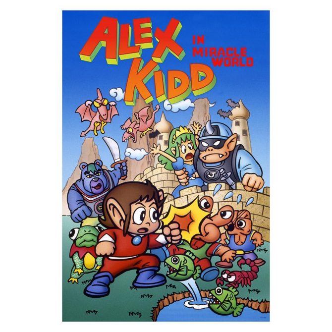 Alex Kidd in Miracle World 10" x 15'' Poster