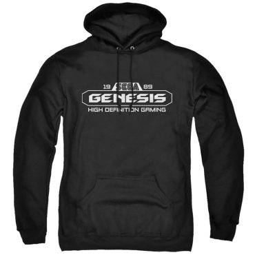 Sega Genesis White Logo Black Hoodie
