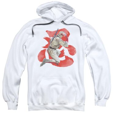 Shinobi Action White Hoodie