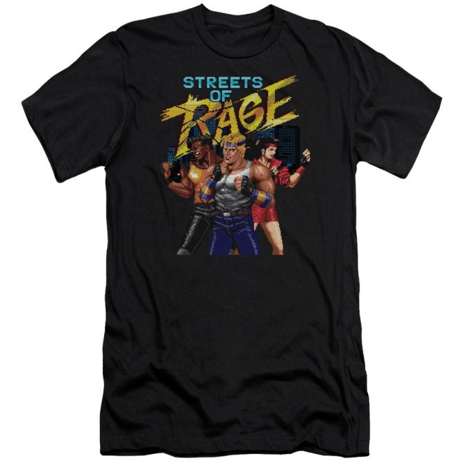 Streets of Rage Character Black Tee