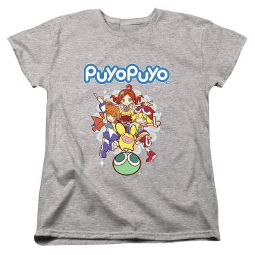 Puyo Puyo Champions Characters Women's Heather Grey Tee