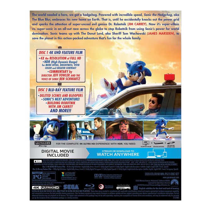 Sonic the Hedgehog Movie 4K Ultra HD - Image 2
