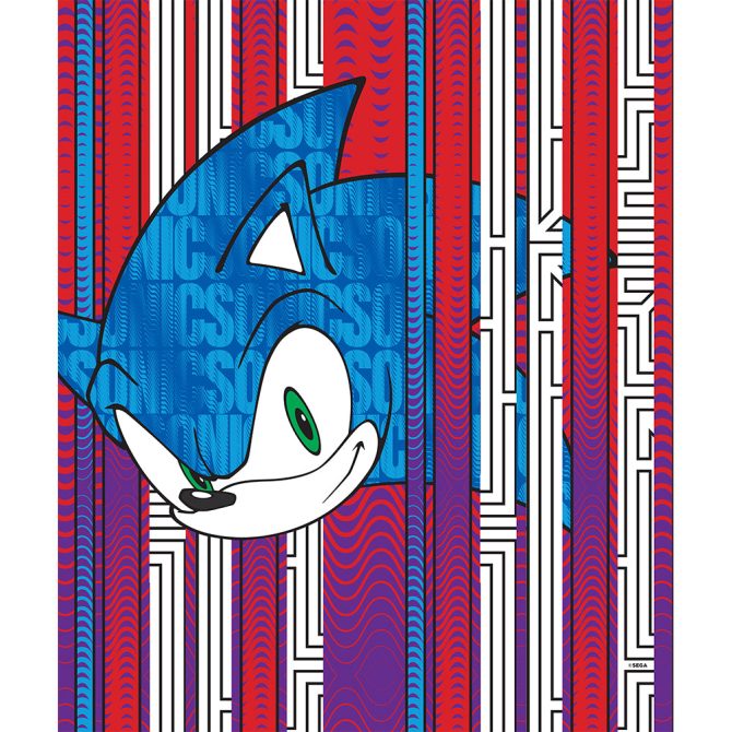 Sonic Geometric Pattern Blanket