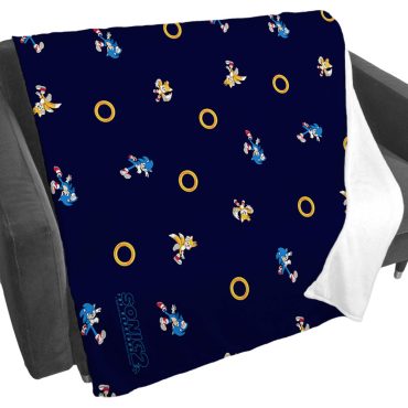 Sonic 2 Sonic and Tails Print Blanket