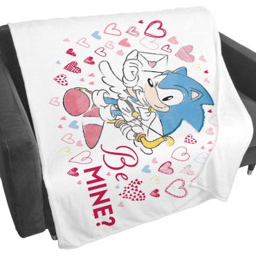 Sonic the Hedgehog Be Mine Fleece Blanket