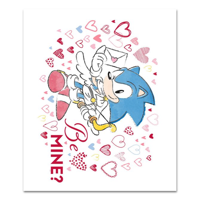 Sonic the Hedgehog Be Mine Fleece Blanket - Image 2