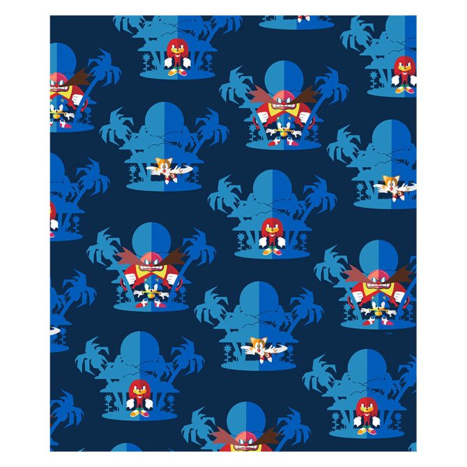 Sonic the Hedgehog Symmetrical Fleece Blanket - Image 2