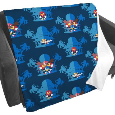 Sonic the Hedgehog Symmetrical Fleece Blanket