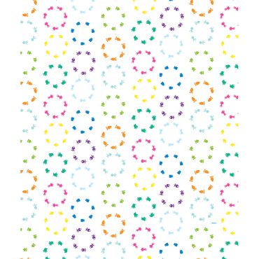 Sonic Colors Wisp Round Pattern Blanket