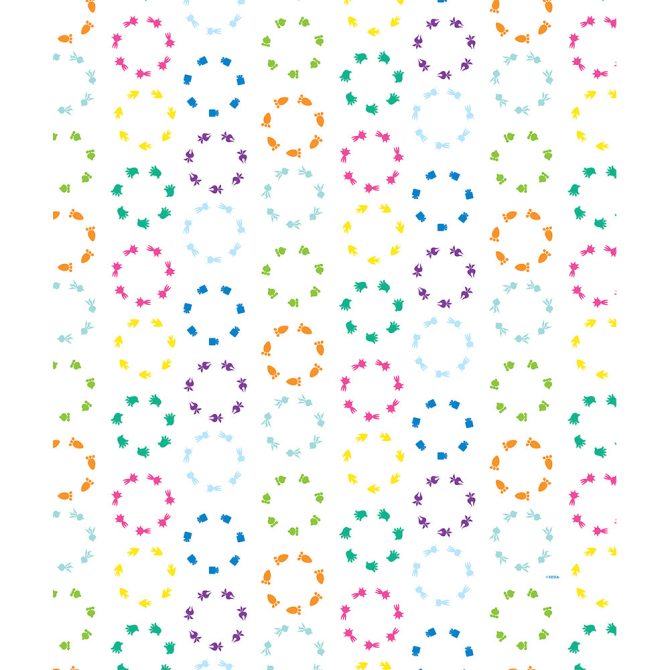 Sonic Colors Wisp Round Pattern Blanket