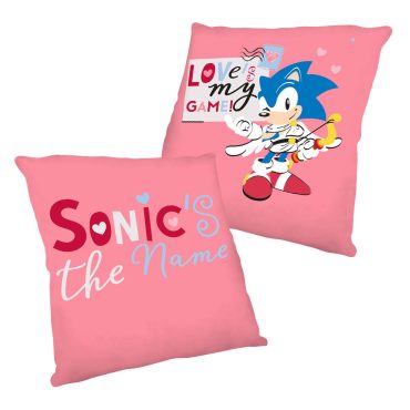 Sonic the Hedgehog Love is My Game Pillow