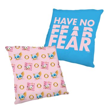 Amy & Rouge Have No Fear Pillow
