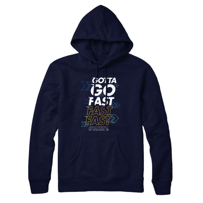 Sonic 2 Gotta Go Fast Navy Hoodie