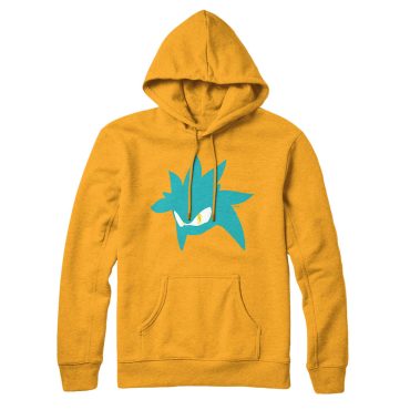 Silver Silhouette Yellow Hoodie