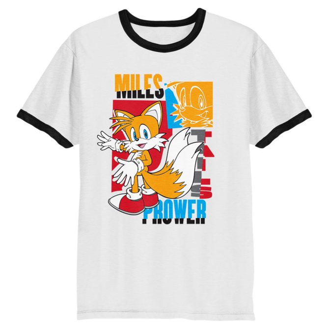 Miles Tails Prower Ringer Tee from Sonic the Hedgehog