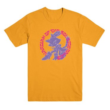 Blaze the Cat Guardian of the Sol Emeralds Yellow Tee