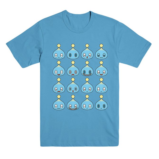 Sonic Chao Expressions Blue Unisex Tee