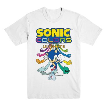 Sonic Colors Character Unisex White Tee