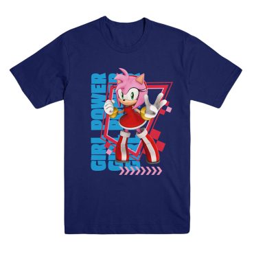 Amy Girl Power Navy Unisex Tee