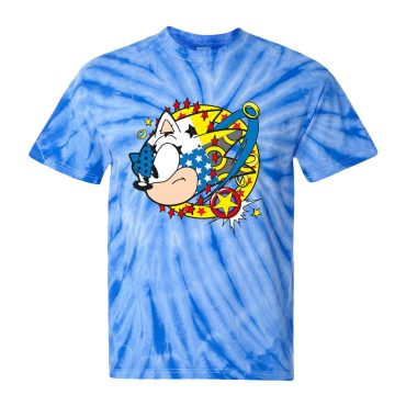 Sonic the Hedgehog Blue Tie-Dye Tee