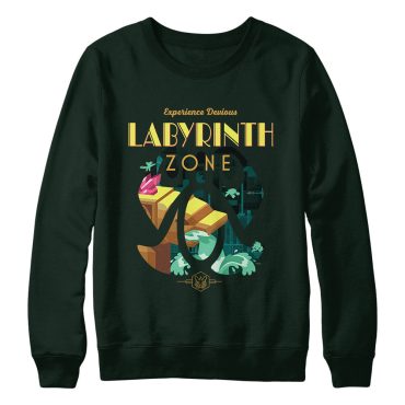 Experience Labyrinth Zone Forest Green Crewneck