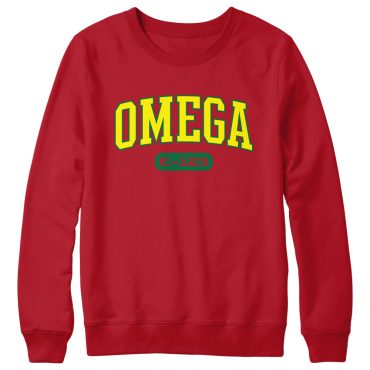 E-123 Omega Red Crewneck