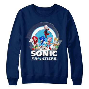 Sonic Frontiers Character Navy Crewneck