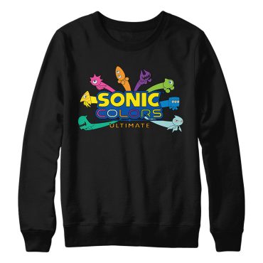 Sonic Colors Wisps Black Crewneck