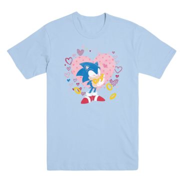 Sonic the Hedgehog Hearts & Gold Rings Tee