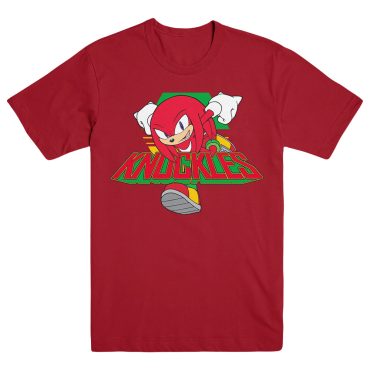 Knuckles Retro Red Tee
