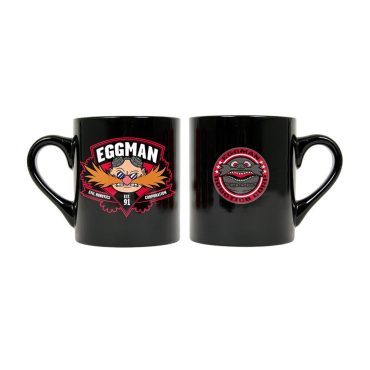 Sonic The Hedgehog Patchwork Eggman Corp Black Mug