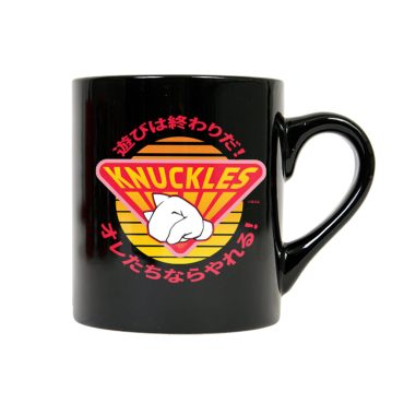 Sonic The Hedgehog Retro Knuckles Black Mug