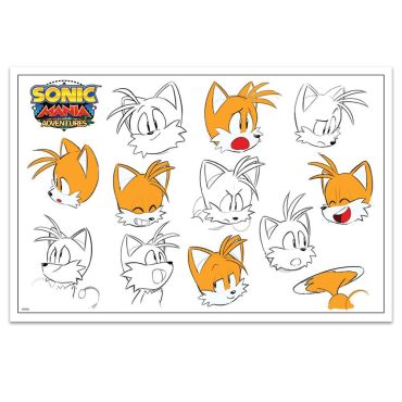Exclusive Sonic Mania Adventures Tails Poster