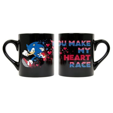 Sonic You Make my Heart Race Mug