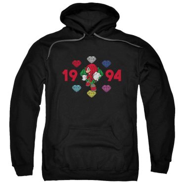 Knuckles 1994 Lock-On Black Hoodie