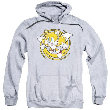 Sonic Swirl Tails Gray Hoodie