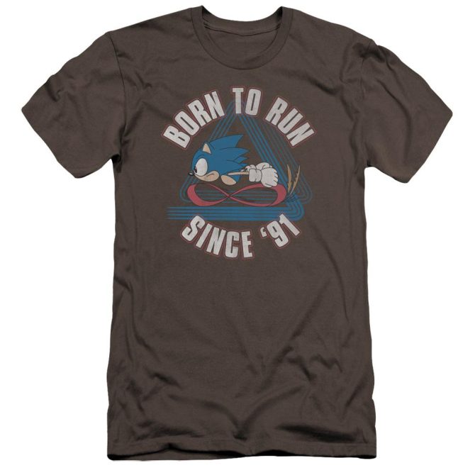 Sonic Born to Run 91 Charcoal Tee