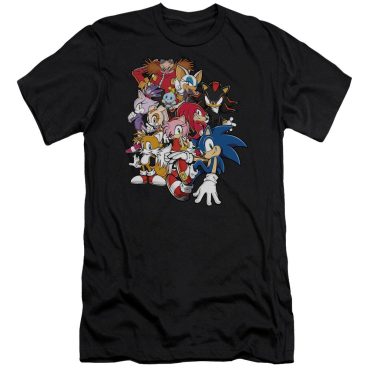 Sonic Cast Black Tee