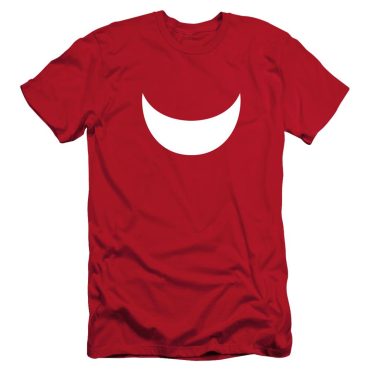 Knuckles White Crest Red Tee