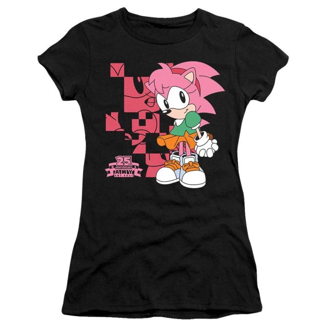 Amy's 25th Anniversary Graphic Women's Black Tee
